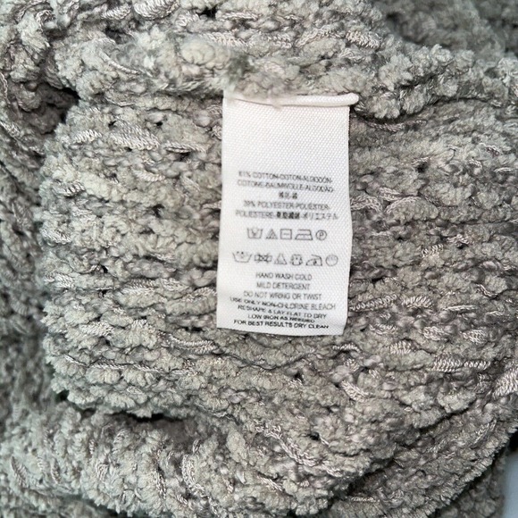 FREE PEOPLE Black Dolphin Bay V-neck Cozy Comfy Sweater Medium NWT - Picture 7 of 11